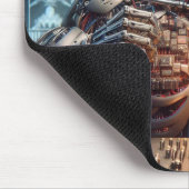 Roboter-Ingenieur Mousepad (Ecke)