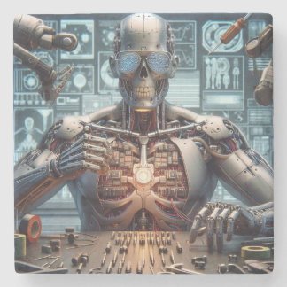 Roboter-Ingenieur Steinuntersetzer