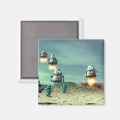 Roboter-Invasion von über V2 Magnet (Vorderseite/Rückseite)