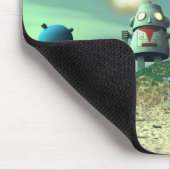 Roboter-Invasion von über V2 Mousepad (Ecke)