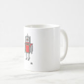 Roboter-Kaffee-Tasse Kaffeetasse (VorderseiteRechts)