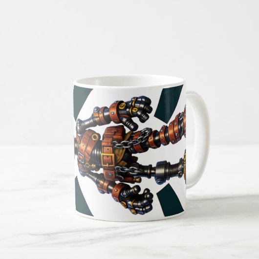 Roboter kaffeetasse (VorderseiteRechts)
