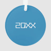 Roboter-kleiner Bruder-personalisierte Ornament (Rückseite)