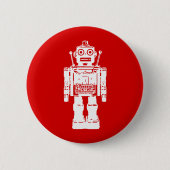Roboter-Knopf Button (Vorderseite)
