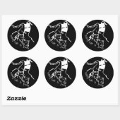 Roboter können keine Medikamentenaufkleber machen Runder Aufkleber (Blatt)