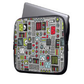 Roboter-Kontrollen 3000 Laptopschutzhülle (Vorderseite Links)