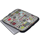 Roboter-Kontrollen 3000 Laptopschutzhülle (Vorne Knopf)