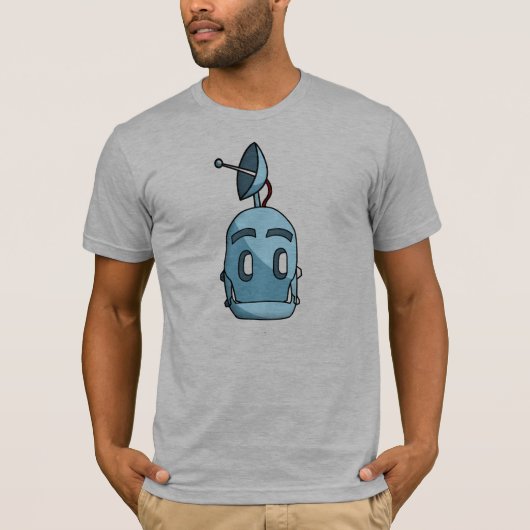Roboter Kopf T-Shirt (Vorderseite)