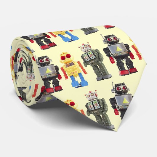 ROBOTER-KRAWATTE KRAWATTE (Gerollt)