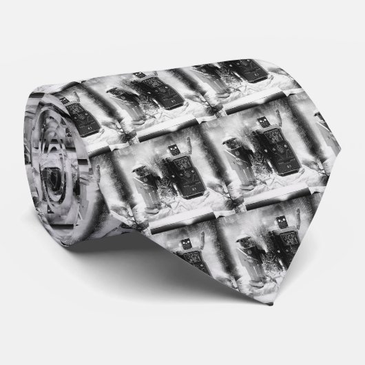 Roboter-Krawatte Krawatte (Gerollt)