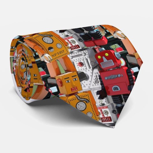 Roboter-Krawatte Krawatte (Gerollt)