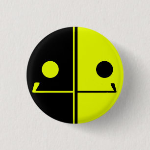 Roboter-Lächeln-Knopf Button