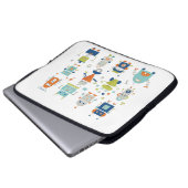 Roboter Laptopschutzhülle (Vorne Knopf)