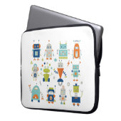 Roboter Laptopschutzhülle (Vorderseite Links)