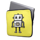 Roboter Laptopschutzhülle (Vorderseite Links)