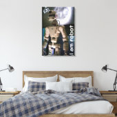 Roboter Leinwanddruck (Insitu (Schlafzimmer))