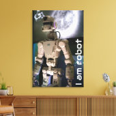 Roboter Leinwanddruck (Insitu (Wohnzimmer))