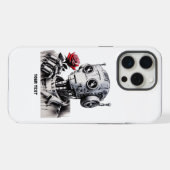 Roboter-Liebe 01 iPhone Hülle (Rückseite (Horizontal))