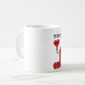 Roboter-Liebe Cherokees Kaffeetasse (Vorderseite Links)