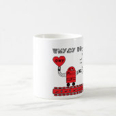 Roboter-Liebe Cherokees Kaffeetasse (Mittel)