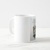 Roboter-Liebe-Kaffee-Tasse Kaffeetasse (Vorderseite Links)