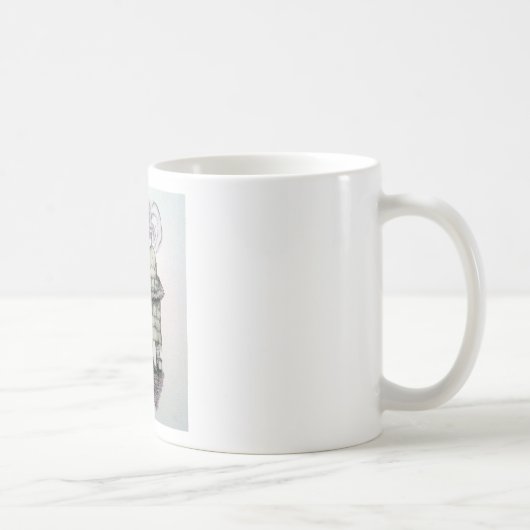 Roboter-Liebe-Kaffee-Tasse Kaffeetasse (Rechts)