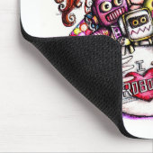 Roboter-Liebe Mousepad (Ecke)
