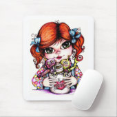 Roboter-Liebe Mousepad (Mit Mouse)