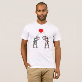 Roboter-Liebe T-Shirt (Vorne ganz)