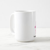 Roboter-Liebe-Tasse Kaffeetasse (Vorderseite Links)