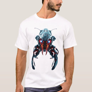 Roboter-Lobster-Gesichtskunst T-Shirt