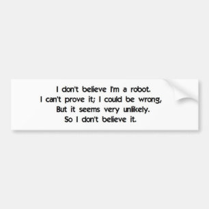 Roboter-Logik Autoaufkleber