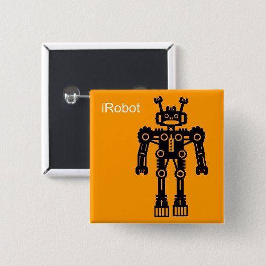 Roboter M I (iRobot) - Orange Button (Vorne & Hinten)
