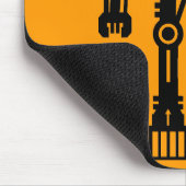 Roboter M I (iRobot) - Orange Mousepad (Ecke)