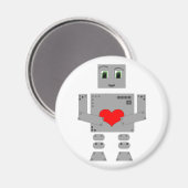 Roboter Magnet (Vorderseite/Rückseite)
