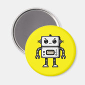 Roboter Magnet (Vorderseite/Rückseite)
