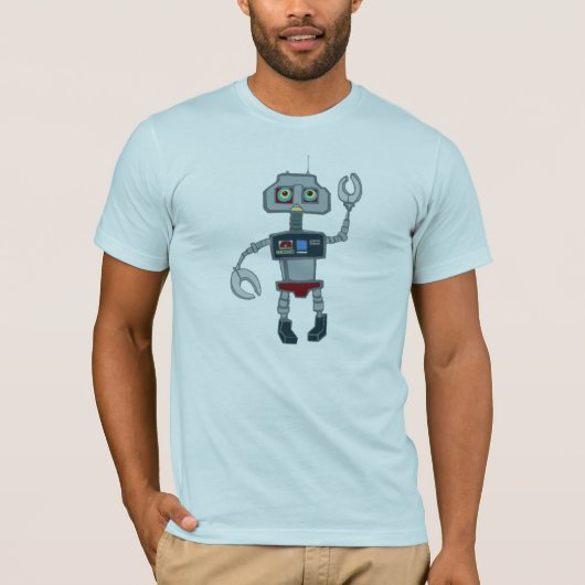 Roboter (Mann) T-Shirt (Vorderseite)