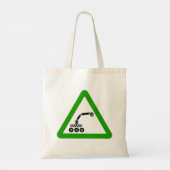 Roboter-Maschine-Signatur-Totbeutel Tragetasche (Rückseite)