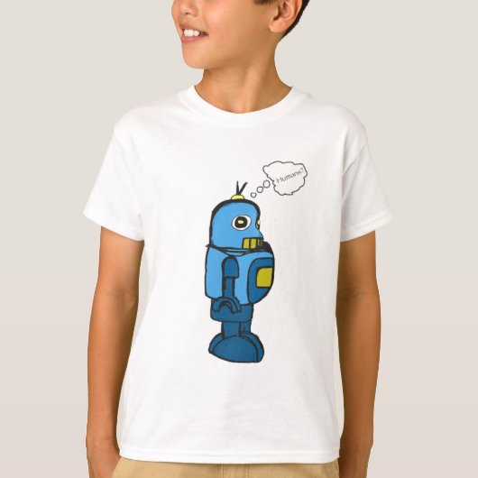 Roboter-Menschen T-Shirt (Vorderseite)