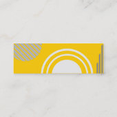 Roboter Mini Visitenkarte (Rückseite)