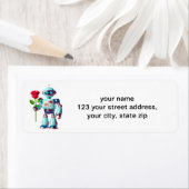 Roboter mit Rose (Insitu)