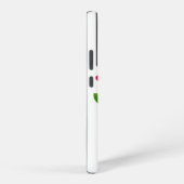 Roboter mit Rose Samsung Galaxy Hülle (Rechte Seite)