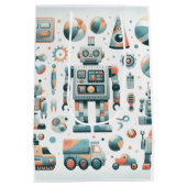 Roboter Mittlere Geschenktüte (Rückseite)