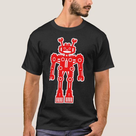 Roboter Mk I - (rot) T-Shirt (Vorderseite)