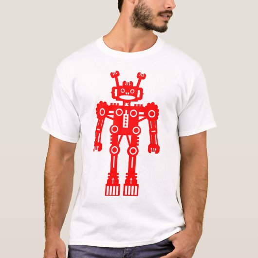 Roboter Mk I - (rot) T-Shirt (Vorderseite)