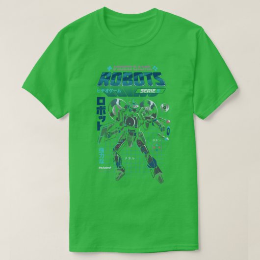 Roboter-Modell S aus dem Videospiel T-Shirt (Design vorne)
