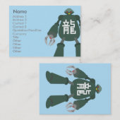 Roboter - mollig visitenkarte (Vorne/Hinten)