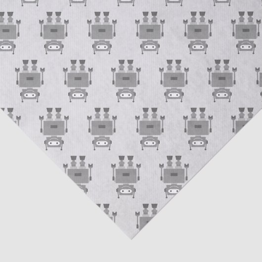 Roboter-Muster-Seidenpapier Seidenpapier (Ausschnitt)