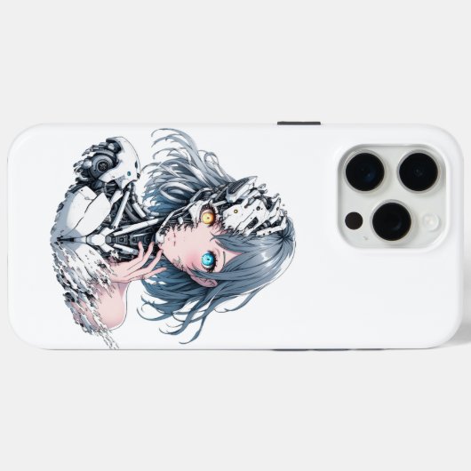 Roboter Mutation 01 Case-Mate iPhone Hülle (Rückseite (Horizontal))