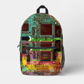 Roboter-Name der Leiterplatte Bedruckter Rucksack (Vorderseite)